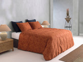 Dekbedovertrek Fiori di Satinado Copper Orange - 100% Katoen-Satijn